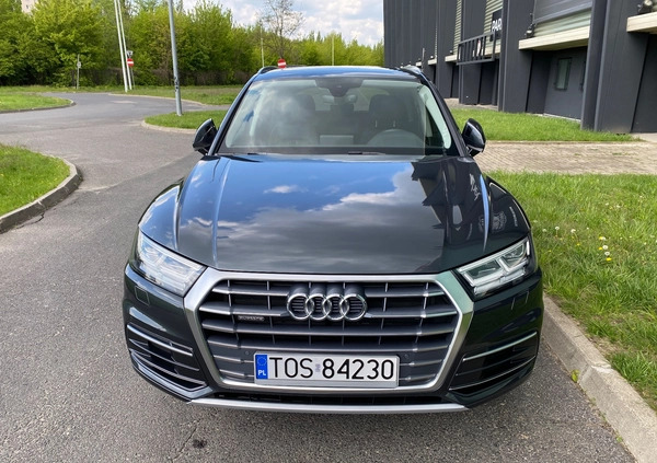 Audi Q5 cena 119000 przebieg: 71200, rok produkcji 2018 z Warszawa małe 154